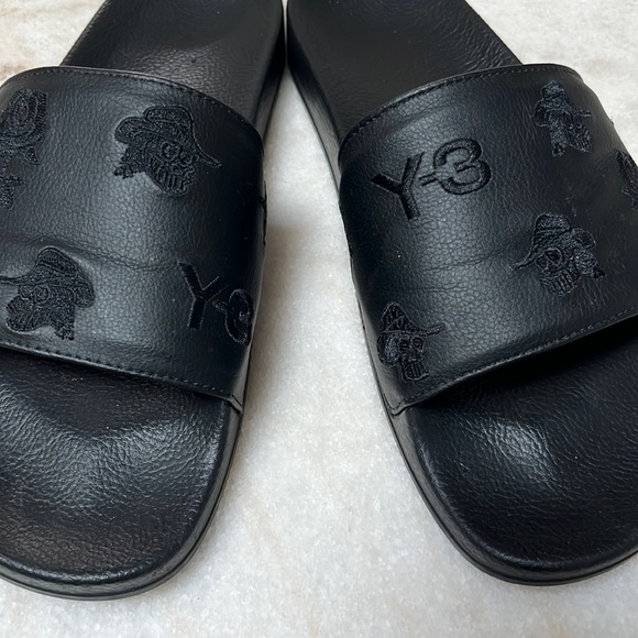 Y3 slides, sz 11, made in Italy, like new - Picture 1 of 6